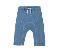 LEINEN-STRICKHOSE Kinder-3/4 Hose | Bio-Baumwolle kühlendes Bio-Leinen | Frühjahr Sommer | bequem leicht | Baby Kleinkind Kind Unisex | Made in Germany | GOTS IVN zertifiziert | Taubenblau Gr. 122-128