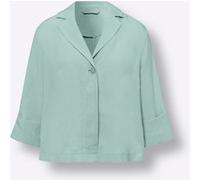Jackenblazer HEINE "Blazer", Damen, Gr. 36, grün (kalkmint), 70% Lyocell, 30% Leinen, Blazer (65594535-36) kalkmint