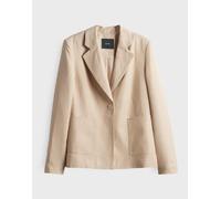 someday Damen Blazer | Leinenblazer NORAJA Regular mit aufgesetzten Taschen Natural Glaze, 42