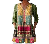Leinenbluse Damen, Blusenshirt Langarm Sommer Leinen Shirt Sommerblusen Leicht Strand Tunika Luftig Oberteile Tshirt Longshirt Blusen & Tuniken Für Damen Angebote Tages Blitzangebote Heute