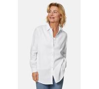 Langarmbluse GOLDNER "Bequeme Damen Businessbluse", Damen, Gr. 40, weiß, Obermaterial: 100% Leinen LI., normal, Sonstiges, Blusen, Ohne (74935025-40) weiß