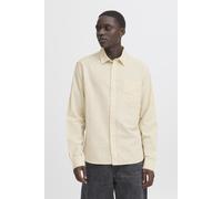 Leinenhemd BLEND "BHBAY LINEN", Jungen, Gr. XL, US-Größen, bleached sand, 55% Leinen, 45% Baumwolle, unifarben, Basic, Basic normal, ohne Ausschnitt, weit abgesteppt, Hemden, Stilvolles Langarmhemd au