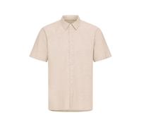 Leinenhemd BLEND "Leinenhemd BHAban Slub Linen Mix", Herren, Gr. 3XL, N-Gr, beige (crockery), Obermaterial: 70% Baumwolle CO. 30% Leinen LI., Hemden (92024422-3X) crockery
