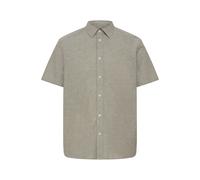 Leinenhemd BLEND "Leinenhemd BHAban Slub Linen Mix", Herren, Gr. S, N-Gr, grün (dusty olive), Obermaterial: 70% Baumwolle CO. 30% Leinen LI., Hemden (33173768-S) dusty olive
