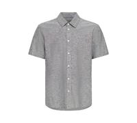 Leinenhemd BLEND "Leinenhemd BHAban Slub Linen Mix", Herren, Gr. XXL, N-Gr, blau (salute), Obermaterial: 70% Baumwolle CO. 30% Leinen LI., Hemden (78849712-XXL) salute