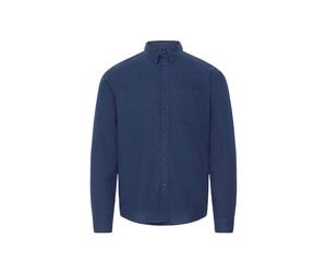 Leinenhemd BLEND "Leinenhemd BHLinex", Herren, Gr. S, N-Gr, blau (marineblaus), Obermaterial: 55% Leinen LI. 45% Viskose CV., Hemden (23266417-S) marineblaus