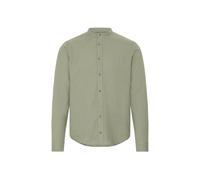 Leinenhemd BLEND "Leinenhemd BHMLines", Herren, Gr. M, N-Gr, grün (vetiver), Obermaterial: 55% Leinen LI. 45% Viskose CV., Hemden (86547400-M) vetiver