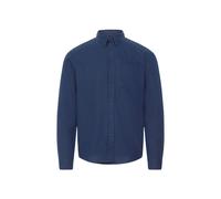Leinenhemd BLEND "Leinenhemd BHMLinex", Herren, Gr. XXL, N-Gr, blau (marineblaus), Obermaterial: 55% Leinen LI. 45% Viskose CV., Hemden (23266417-XXL) marineblaus