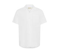 Leinenhemd BLEND "Leinenhemd BHVICTOR", Herren, Gr. M, N-Gr, weiß (snow weiß), Obermaterial: 55% Leinen LI. 45% Viskose CV., Hemden (28432514-M) snow weiß