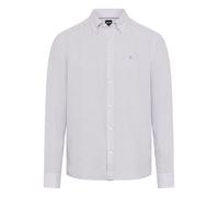 Leinenhemd BOSS "LIAM", Herren, Gr. L (41/42), N-Gr, lila (light, pastel lila538), Web, Obermaterial: 100% Leinen, unifarben, regular fit normal, 1-Knopf-Manschette, Hemden, 100% Leinen mit Button-Dow