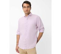 Leinenhemd BRAX "Style HAROLD", Herren, Gr. XXL, Normalgrößen, violett, Web, 100% Leinen, Hemden (52422012-XXL) violett