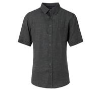 Leinenhemd CASAMODA "CASAMODA Leinenhemd uni", Herren, Gr. XL, Normalgrößen, 304 grün, 100% Leinen, unifarben, lässig geschnitten, Hemden (48152606-XL) 304 grün