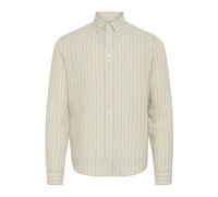 Leinenhemd CASUAL FRIDAY "Leinenhemd CFDallas", Herren, Gr. M, N-Gr, grau (plaza taupe), Obermaterial: 80% Leinen LI. 20% Baumwolle CO., Hemden (69380510-M) plaza taupe