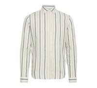 Leinenhemd CASUAL FRIDAY "Leinenhemd CFDylan", Herren, Gr. M, N-Gr, grau (plaza taupe), Obermaterial: 80% Leinen LI. 20% Baumwolle CO., Hemden (48239824-M) plaza taupe