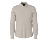 Leinenhemd JOOP "Pai-W", Herren, Gr. 38, N-Gr, open braun, Web, Obermaterial: 100% Leinen, meliert, slim fit hüftbedeckend, 1-Knopf-Manschette verstellbar, Hemden Leinenhemd, mit New-Kentkragen, Slim