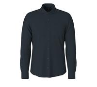 Leinenhemd JOOP "Pai-W", Herren, Gr. 42, N-Gr, dunkelblau, Web, Obermaterial: 100% Leinen, meliert, slim fit hüftbedeckend, 1-Knopf-Manschette verstellbar, Hemden, mit New-Kentkragen, Slim Fit (799834