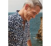 LERROS Langarmhemd mit floralem Print aus Mischgewebe - Classic Navy L