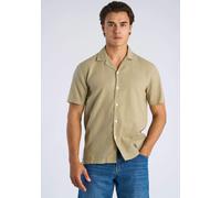 Leinenhemd LINDBERGH "Leinenhemd Relaxed Fit", Herren, Gr. 3XL, Normalgrößen, olive stone, Obermaterial: 55% Leinen, 45% Baumwolle, Hemden (65617137-XXXL) olive stone