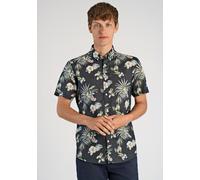 Leinenhemd LINDBERGH "Leinenhemd Relaxed Fit", Herren, Gr. L, Normalgrößen, schwarz, Obermaterial: 55% Baumwolle, 45% Leinen, Hemden (93711326-L) schwarz