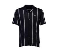 Leinenhemd LINDBERGH "Leinenhemd Relaxed Fit", Herren, Gr. L, Normalgrößen, schwarz, Obermaterial: 55% Leinen, 45% Baumwolle, Hemden (40723651-L) schwarz