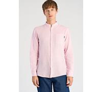 Leinenhemd LINDBERGH "Leinenhemd Relaxed Fit", Herren, Gr. M, Normalgrößen, rose, Obermaterial: 55% Leinen, 45% Baumwolle, Hemden (89627507-M) rose