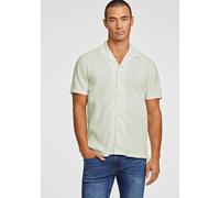 Leinenhemd LINDBERGH "Leinenhemd Relaxed Fit", Herren, Gr. XL, Normalgrößen, mint, Obermaterial: 55% Leinen, 45% Baumwolle, Hemden (37942213-XL) mint