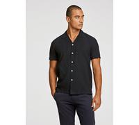 Leinenhemd LINDBERGH "Leinenhemd Relaxed Fit", Herren, Gr. XL, Normalgrößen, schwarz, Obermaterial: 55% Leinen, 45% Baumwolle, Hemden (90194953-XL) schwarz