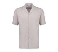 Leinenhemd LINDBERGH "Leinenhemd Relaxed Fit", Herren, Gr. XS, Normalgrößen, lt stone, Obermaterial: 55% Leinen, 45% Baumwolle, Hemden (69741831-XS) lt stone