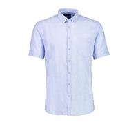 Leinenhemd LINDBERGH "Lindbergh Leinenhemd", Herren, Gr. 4XL, Normalgrößen, blau (sky blau), Obermaterial: 55% Leinen, 45% Baumwolle, Hemden (30095558-4XL) sky blau