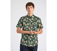 Leinenhemd LINDBERGH "Lindbergh Leinenhemd", Herren, Gr. XL, Normalgrößen, grün (faded grün), Obermaterial: 55% Leinen, 45% Baumwolle, Hemden (43783725-XL) faded grün