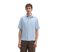 Leinenhemd MARC O'POLO, Herren, Gr. XL, N-Gr, dusted blau, Web, Obermaterial: 100% Leinen, regular fit, Hemden, mit aufgesetzter Brusttasche (63742354-XL) dusted blau