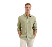 MARC O'POLO Leinenhemd Regular Fit olive | XL