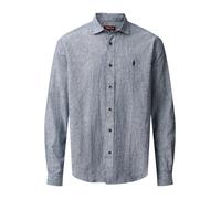 Leinenhemd MCS "MCS linen shirt MCPasadena", Herren, Gr. XXL, Normalgrößen, schwarz sapphire, Obermaterial: 55% Leinen, 45% Baumwolle, Hemden (34468316-XXL) schwarz sapphire