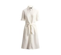 Lauren Ralph Lauren Damen Leinenkleid, weiss, Gr. 36