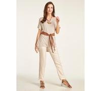 Leinenhose beige 46