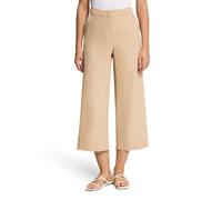 Leinenhose BETTY BARCLAY "Betty Barclay Leinenhose unifarben", Damen, Gr. 42, Normalgrößen, beige, Obermaterial: 55% Leinen, 45% Viskose., casual, relaxed fit 3/4-Länge, Hosen, Material (47982711-42) 