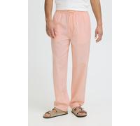 Leinenhose BLEND "BHAban Linen Mix", Herren, Gr. S, US-Größen, peachskin, 70% Baumwolle, 30% Leinen, meliert, Basic, weit normal, Hosen, Gemütliche Leinenmix-Hose mit elastischem Bund und Kordel (2821