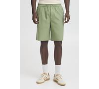 Leinenhose BLEND "BHBAY LINEN", Herren, Gr. S, US-Größen, oil grün, 55% Leinen, 45% Baumwolle, unifarben, Basic, normal normal, Hosen, Komfortable Shorts aus Leinenmix (57864002-S) oil grün