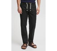 Blend Lian Herren Leinenhose Sommerhose Lange Stoffhose In Leinen-Optik aus Loose Fit, Größe:M, Farbe:Black (70155)