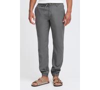 Leinenhose BLEND "BHLennik", Herren, Gr. XL, US-Größen, granite, 55% Leinen, 45% Baumwolle, unifarben, regular fit lang, Hosen, Lange Chinohose mit Kordeln (31911353-XL) granite