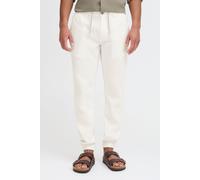 Leinenhose BLEND "BHLennik", Herren, Gr. XL, US-Größen, sanftes weiß, 55% Leinen, 45% Baumwolle, unifarben, regular fit lang, Hosen, Lange Chinohose mit Kordeln (68764501-XL) sanftes weiß
