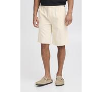 Leinenhose BLEND "BHMaddox", Herren, Gr. XL, US-Größen, beige (bleached sand), 55% Leinen, 45% Viskose, unifarben, Basic, weit normal, Hosen, Komfortable Shorts aus Leinenmix (62523952-XL) bleached sa