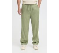Leinenhose BLEND "BHMALVIN LINEN EASY P", Herren, Gr. L, Länge 32, oil grün, Web, Obermaterial: 58% Leinen, 42% Viskose, unifarben, loose fit knöchellang, Hosen (17867357-L) oil grün