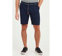 Leinenhose BLEND "BHMennok", Herren, Gr. M, US-Größen, navy, 55% Leinen, 45% Baumwolle, unifarben, regular fit lang, Hosen, Leinenmix-Shorts mit Stoff Gürtel (19305454-M) navy