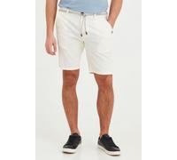 Leinenhose BLEND "BHMennok", Herren, Gr. XL, US-Größen, weiß (sanftes weiß), 55% Leinen, 45% Baumwolle, unifarben, regular fit lang, Hosen, Leinen Shorts mit Stoff Gürtel (47194041-XL) sanftes weiß