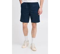 Leinenhose BLEND "BHVOLK", Herren, Gr. XL, US-Größen, marineblaus, 55% Leinen, 45% Baumwolle, unifarben, normal kurz, Hosen, Casual Shorts aus Leinenmix (95578203-XL) marineblaus