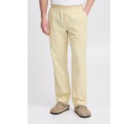 Leinenhose BLEND "BHVOLKEN", Herren, Gr. S, US-Größen, beige (bleached sand), 55% Leinen, 45% Baumwolle, unifarben, normal lang, Hosen, Stilvolle Hose aus Leinenmix (82817632-S) bleached sand