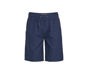 Leinenhose BLEND "Leinenhose BHBAY LINEN", Herren, Gr. S, N-Gr, blau (marineblaus), Obermaterial: 55% Leinen LI. 45% Baumwolle CO., Hosen (95845012-S) marineblaus