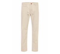 Blend Lian Herren Leinenhose Sommerhose Lange Stoffhose In Leinen-Optik aus Loose Fit, Größe:L, Farbe:Chalk Stone (70032)