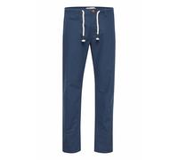 Blend BHLanias Herren Leinenhose Sommerhose Lange Stoffhose mit Eingrifftaschen Leinenmix Regular fit, Größe:S, Farbe:Navy (70230)